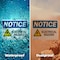 Signmission Electrical Hazard OSHA Notice Sign, Plastic, 14in W x 10in L, 2PK OS-2PACK-NS-P-1014-L-11651 - alternate 7
